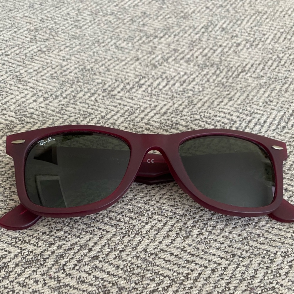 Ray-Ban Burgundy Sunglasses
